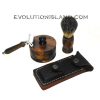 DE Safety Razor handmade with Brown Bocote Wood handle Shaving Set